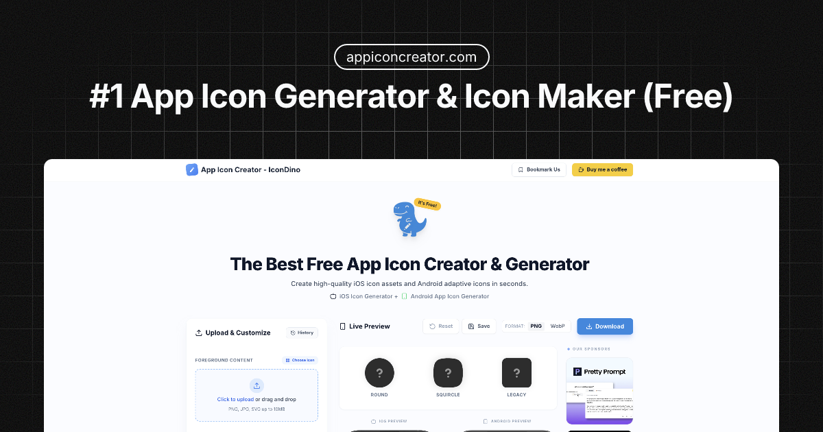 Free App Icon Creator - #1 App Icon Generator & Icon Maker